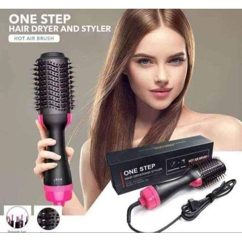 One step 1200 watt acier. brosse sèche-cheveux Électrique. brosse