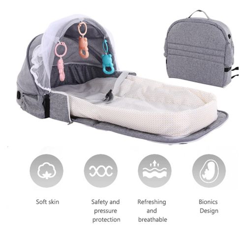 Lit bébé portable séparé avec berceau de voyage pour bébé