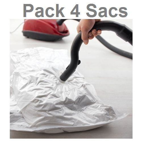 Generic Lot de 4 Sac sous vide de stockage Organisateur Pour Vetements 100x70 cm a prix pas cher Jumia Maroc