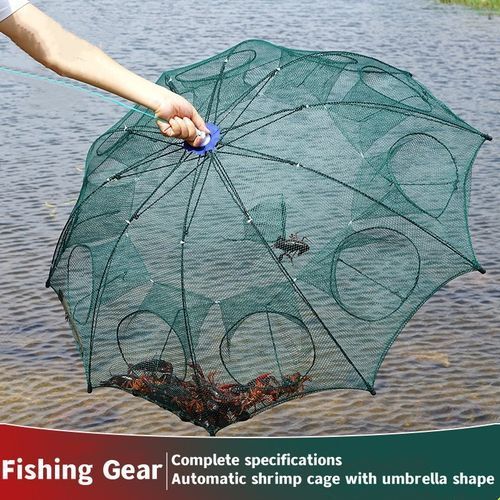 Generic Nouveau Offre filet de pêche parapluie pliable automatique cerf à  prix pas cher
