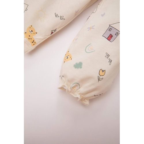 product_image_name-Defacto-طقم بيجاما بناتي بطبعة حيوانات - قطعتين-8