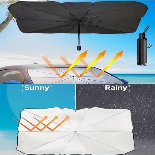 product_image_name-Generic-Parapluie Voiture Pare Soleil, Parasol Couverture pare-brise Bloque la chaleur-4