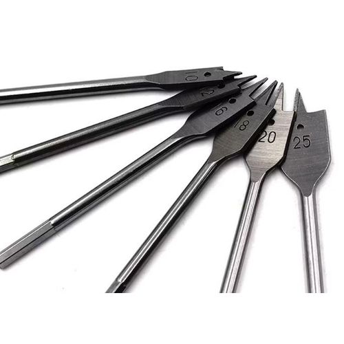 product_image_name-Ingco-Lot de 6 Forets plats en acier 10-25mm pour travail du bois, Jeu de forets aléseur, Forets à lame pour perceuse-3