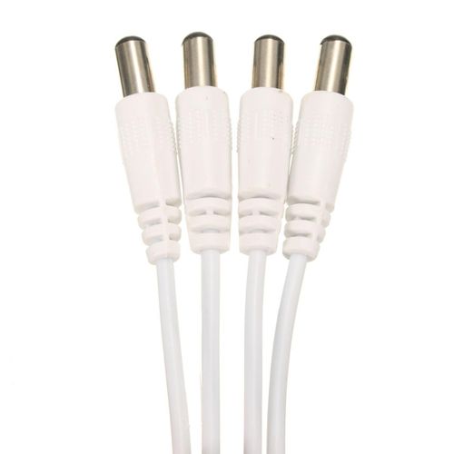 Universal DC 1 to 4 Power Splitter Cable 5.5x2.1mm For CCTV Security Surveillance System