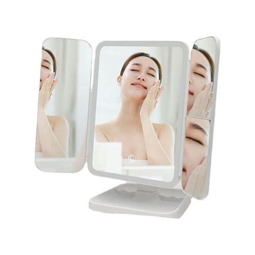 product_image_name-Generic-Offre RamadanMiroir de maquillage pliable à trois côtés avec éclairage LED-2