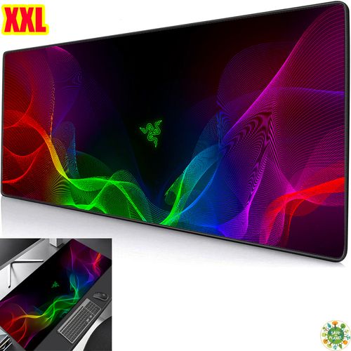 Generic Tapis de souris XXL Speed Gaming Razer - Mouse Pad Razer XXL AVEC  STICKER à prix pas cher