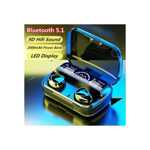 product_image_name-Generic-TWS M10 ÉCOUTEURS SANS FIL Avec POWERBANK -2