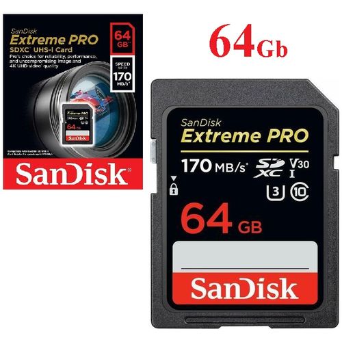 SanDisk Extreme PRO Carte MicroSD Carte mémoire SD SDXC UHS-I U3