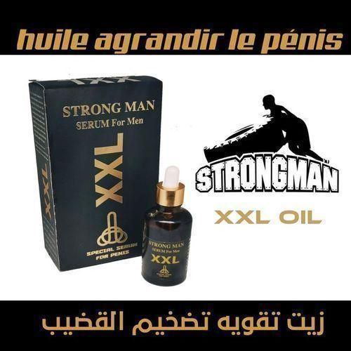 product_image_name-Generic-زيت تأخير القذف HUILE Strong Man X XL للرجال، زيت مزيل للحساسية، يمنع القذف المبكر ويدوم لفترة أطول، عبوة سرية وزجاجة جيب-1