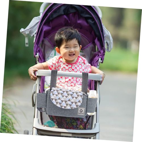 product_image_name-Generic-Sac à Langer pour Maman - Grand Sac à Couches avec Porte-Gobelet pour Poussette, Accessoires de Voyage en Plein Air-3