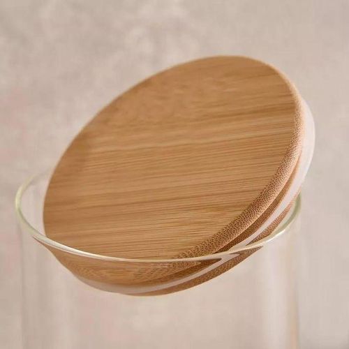 product_image_name-Generic-Bocal en verre avec couvercle en bois hermétique-3