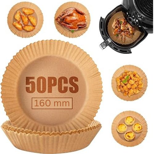 Generic Pack 50 Pieces Papier Cuisson Pour Air Fryer, Parchemin Papier  Antiadhésif à prix pas cher