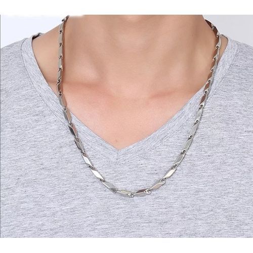 Generic Collier pour homme en acier inoxydable durable 316L. à