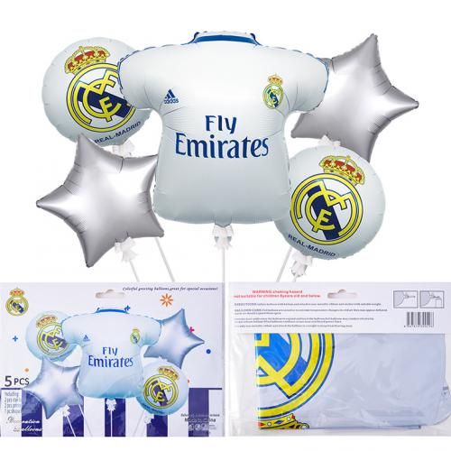 Generic 5 ballon Real Madrid pour décoration anniversaire à prix pas cher