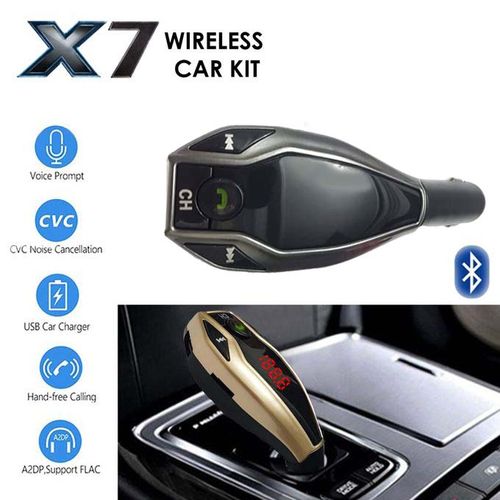 Transmetteur FM Bluetooth Voiture Bluetooth Lecteur MP3 Soutien