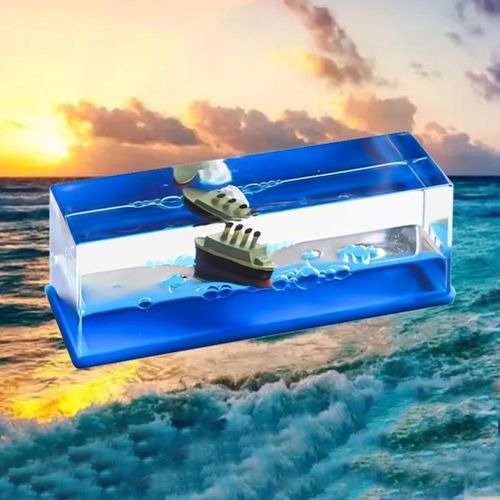 product_image_name-Generic-Bateau de croisière décoratif en acrylique qui ne coule jamais - Cadeau polyvalent pour la maison et le bureau-5