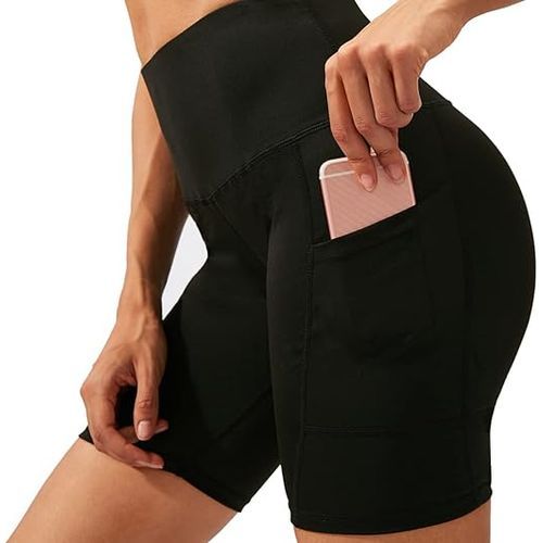 Generic Short de Sport pour Femmes Taille Haute avec Poches pour telephone a prix pas cher Jumia Maroc