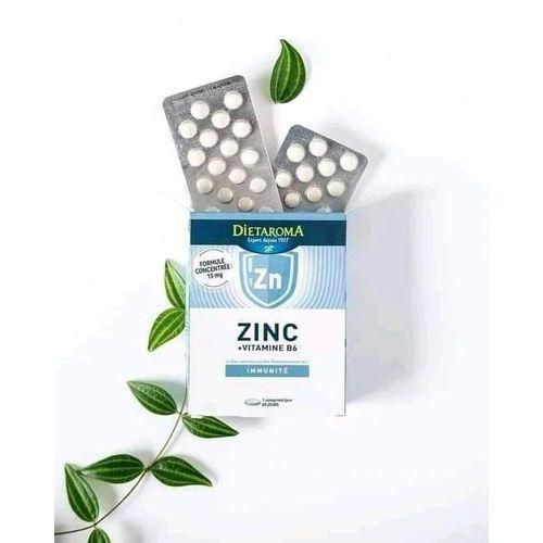 Dietaroma Complément Zinc Bisglycinate + Vitamine B660 Comprimés - image 6