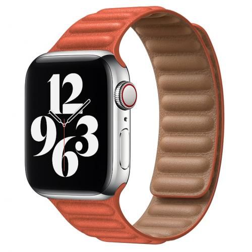 product_image_name-Generic-Bracelet à boucle magnétique en cuir 42/44/45/49mm pour Apple Watch-1