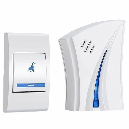 product_image_name-Generic-Sonnette intelligente sans fil, Système d'alarme domestique de sonnette à télécommande avec 32 Musiques-2