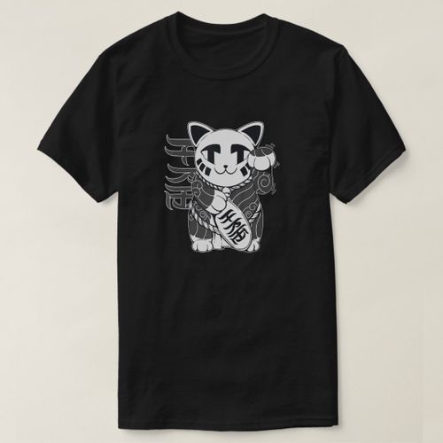 product_image_name-Generic-Lucky Maneki Japanese Cat T-shirt good luck migno-3