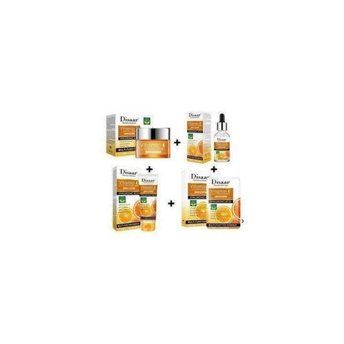 product_image_name-Disaar-Pack 4 produits de traitement et soin de visage à base de vitamine C - 4 unités - Soin visage ante-age haute concentration d'acide hyaluronique et de vitamine C-3