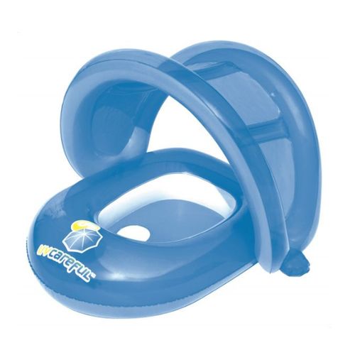 Bestway Bouee gonflable pour bébé avec pare-soleil, siège bébé