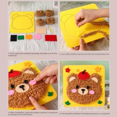 product_image_name-Generic-Kit Créatif de Broderie Pelucheuse pour Enfants-3
