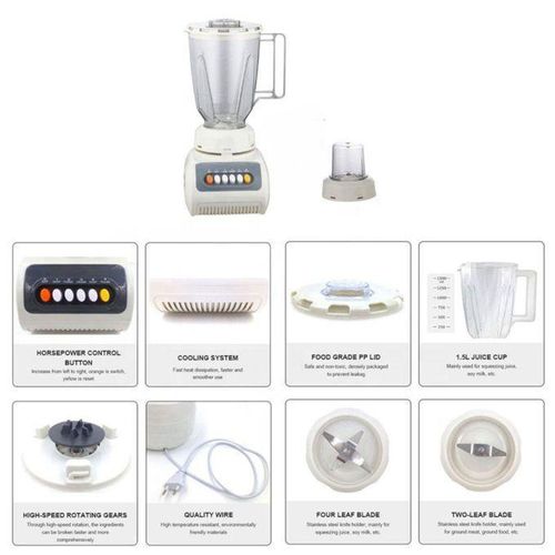 product_image_name-Generic-Mixeur Électrique Professionnel – Capacité 1,5 L-3