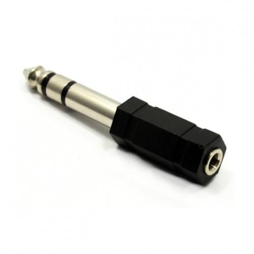 Generic Adaptateur Fiche JACK 6.35mm vers 3.5mm mâle/femelle Audio