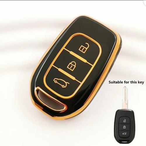 Generic Cache Cle Voiture et Porte cle por Renault Captur Laguna Scenic  2016 2015 Clio 4 à prix pas cher