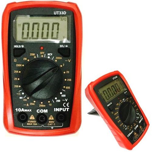 Cesar Multimètre Metrix Pro Testeur Ampèremètre Voltmètre AC/DC UT33D à  prix pas cher