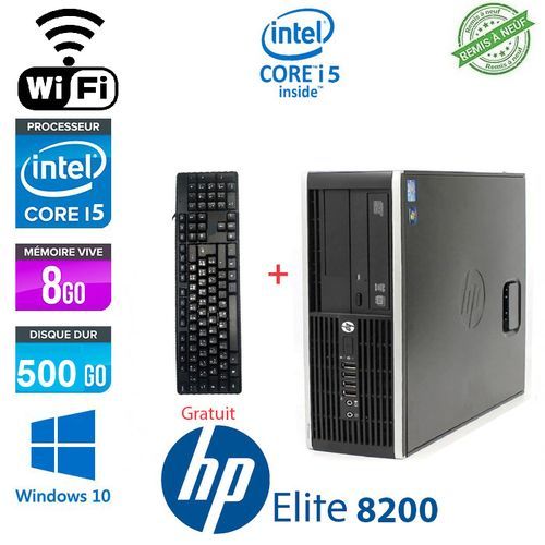 product_image_name-Hp-unité centrale 8200 Pro -i5 3.10 GHz-8Go-500Go- wifi- Graveur DVD - Remis à neuf/-1