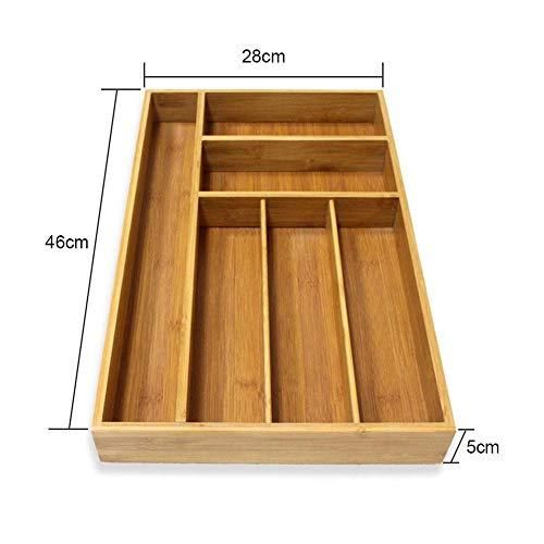 product_image_name-Generic-صينية تخزين قابلة للتمدد من الخيزران للأدوات الصغيرة والأشياء الصغيرة-2