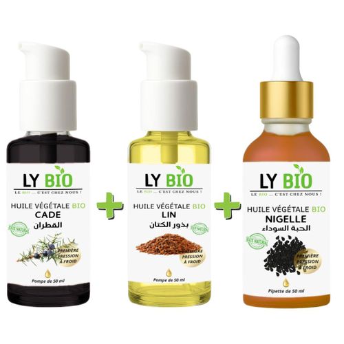 product_image_name-LY BIO-PACK HUILE CADE 50ML - POMPE + HUILE LIN 50ML - POMPE + HUILE NIGELLE 50ML - PIPETTE-1