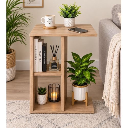 Generic Table d’appoint marron 55×35×25 cm