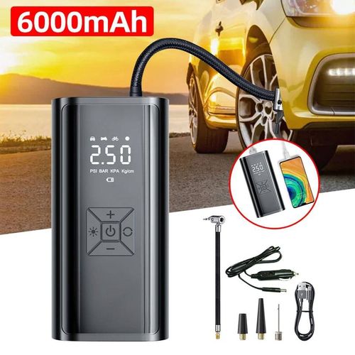 Pompe À Air Électrique Rechargeable Pour Pneus De Voiture