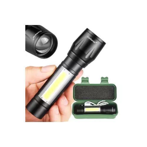 Acheter T6 lampe de poche LED Super lumineux torche Portable USB  Rechargeable Zoom Mini torche électrique lampe de poche Camping en plein  air tactique