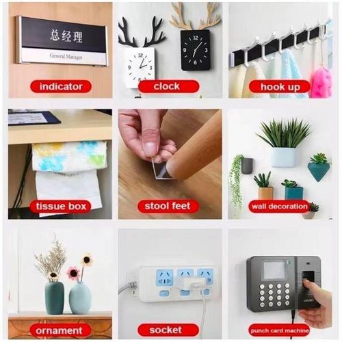 product_image_name-Generic-Ruban adhésif Double face Transparent Nano, autocollant muraux imperméables, réutilisables et polyvalent pour la décoration de la maison, cuisine et salle de bain, scotch (largeur de 30mm)-5