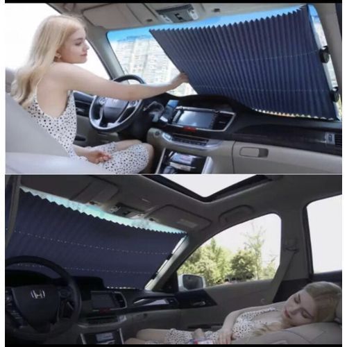 Generic Pare Soleil de Voiture, Pare-Brise-Soleil, Pliable Pare Soleil pour  Voiture Couverture Avant Anti UV Isolation la Chaleur et Soleil, Style  Accordéon Automatique rétractable Pare-Brise Avant (70cm) à prix pas cher