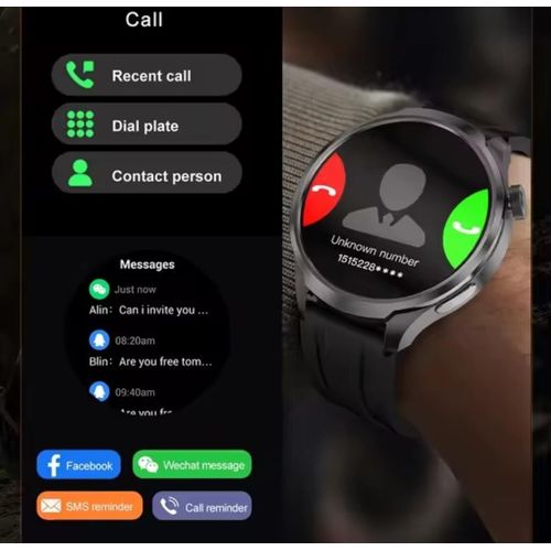 product_image_name-Generic-ساعة ذكية 5 PRO للرجال، للرجال GT5 Pro ساعة ذكية شاشة AMOLED عالية الدقة 360*360 تتبع الحركة معدل ضربات القلب مكالمة Bluetooth مقاومة للماء IP68، بوصلة، مكالمة Bluetooth، NDavid، معدل ضربات القلب، 1.53-5