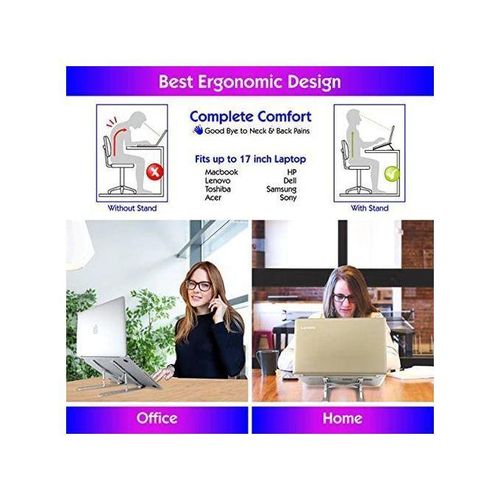 product_image_name-Generic-Support d'ordinateur ajustable et pliable : Confort personnalisé et praticité optimale-2