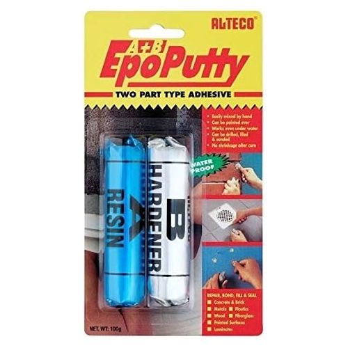 Alteco EPO PUTTY Mastic de réparation – Pâte à modeler bi-composant, colle  époxy 100g à prix pas cher