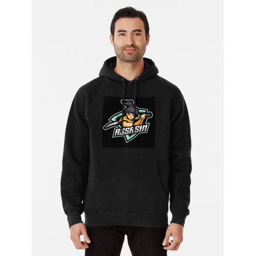product_image_name-Generic-Conception de la mascotte d'assassin sweat a capuche-3