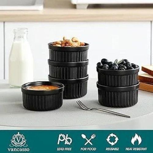 product_image_name-Generic-Ramequins en céramique noirs - Lot de 3-3