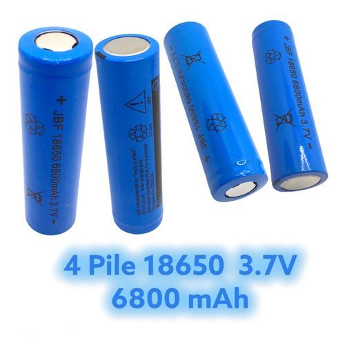 Generic 4 batteries 3.7V 18650 Li-ion rechargeables 6800 mah à prix pas  cher