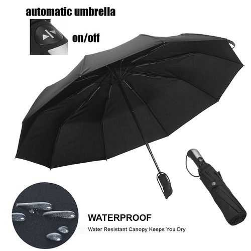 Generic Parapluie Automatique Pliable Anti-tempête Renforcé مظلة قابلة للطي  à prix pas cher