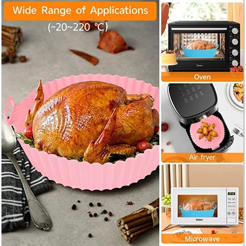 Generic 3 Pièces Moule Silicone Air Fryer, Accessoires pour Friteuse  Réutilisable à prix pas cher