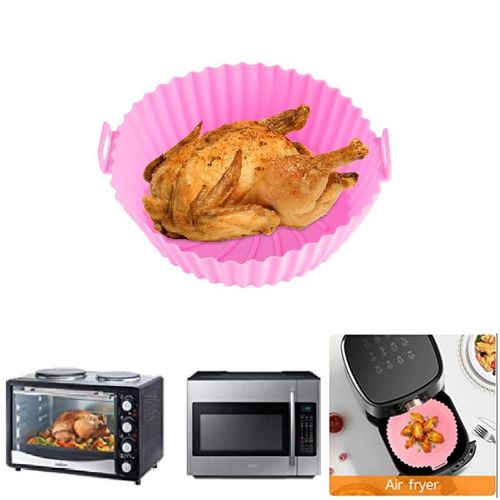 Moule à gâteau en silicone de qualité alimentaire, accessoires pour  friteuse à air, four à micro-ondes, outils de cuisson, 7 trous, 18cm -  AliExpress