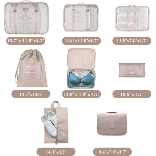 Generic Organisateur Valise Voyage, Sac rangement pour bagages, Trousse De  Toilette à prix pas cher